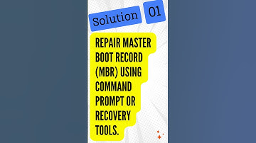 Fix Error Loading Operating System