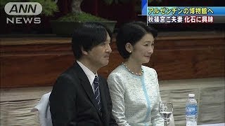 アルゼンチン訪問の秋篠宮ご夫妻が歓迎行事に(14/02/02)