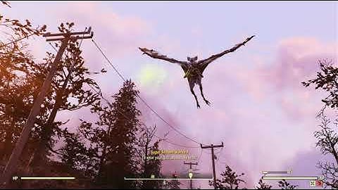 *Scorchbeast vs. Super Mutants* - Fallout 76 Random Encounter (Travel)