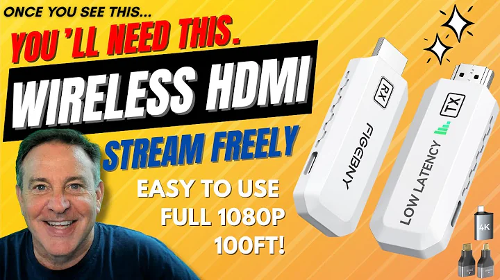 🔴Wireless HDMI Transmitter & Receiver - Solves so many issues with presenting and sharing video