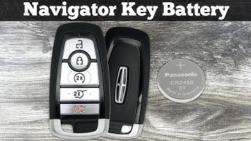 How To Change Lincoln Navigator Remote Fob Key Battery 2020 - 2024 Replace Replacement Key Batteries