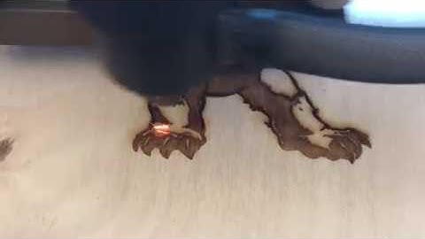 Cheap Chinese Laser (K40) engraving double layer image