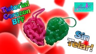 Tutorial: Corazón BFF de gomitas en 3D (sin telar) - YouTube