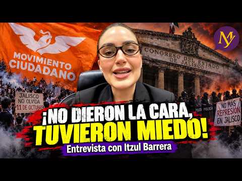 THEY WERE AFRAID TO SHOW THEIR FACES! Congresswoman accuses MC of repression in Jalisco