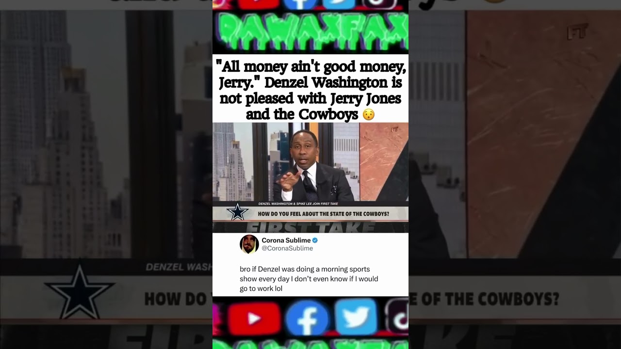 DENZEL GOES IN ON COWBOYS TEAM OWNER 👀“All money ain’t good money, Jerry.”