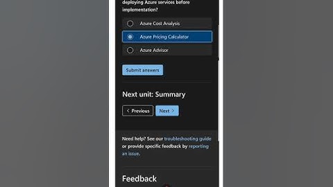 2 - Describe Azure Cost Management