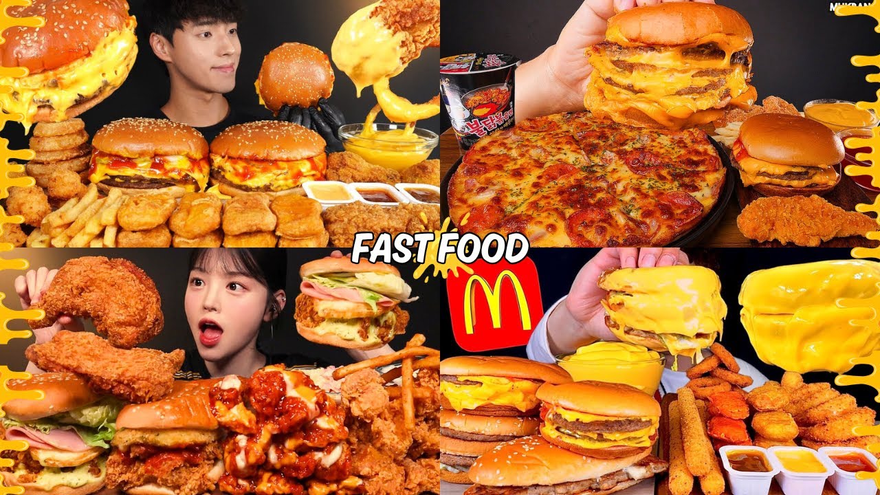 ULTIMATE FAST FOOD ASMR MUKBANG 🤤🔥 | CRUNCHY EATING SOUNDS