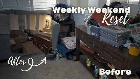 Weekly Weekend Reset | Cleaning the Loft | (Part 2 ) Upstairs declutter and organize Series