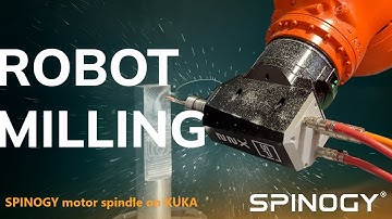 SPINOGY motor spindle on KUKA robot