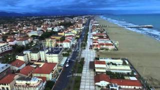 Aerial Video of Urban Seafront in Italy