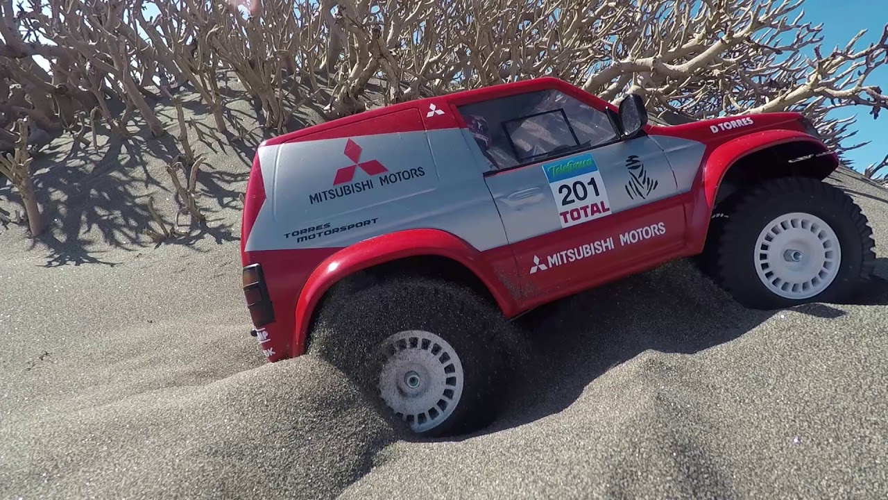 Fist Rute Montero Rally Raid Loopsmodel. Tamiya CC01. - YouTube