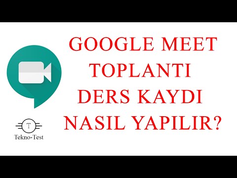 Google Meet Toplantı & Ders Başlatma ve Bilgisayara Kaydetme Nasıl Yapılır