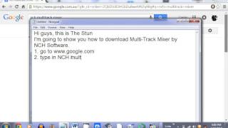 How To Download NCH Multi-Track Mixer