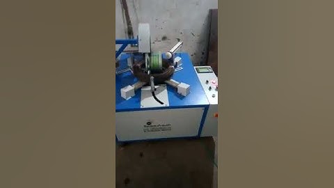 Coil wrapping machine binding wire