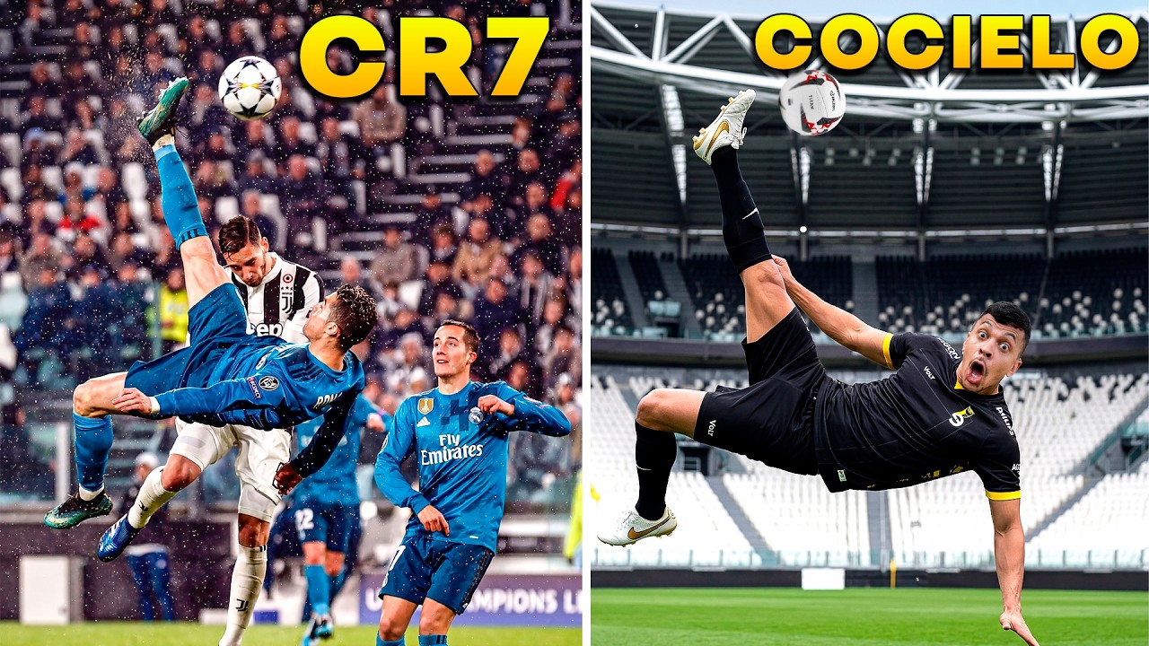 RECRIANDO GOLS IMPOSSÍVEIS 😱 *puskas*