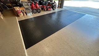 Upgrade Your Garage! Huge PVC Floor Parking Mat by KROAK