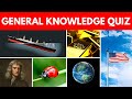 General knowledge quiz  trivia questions  gk quiz