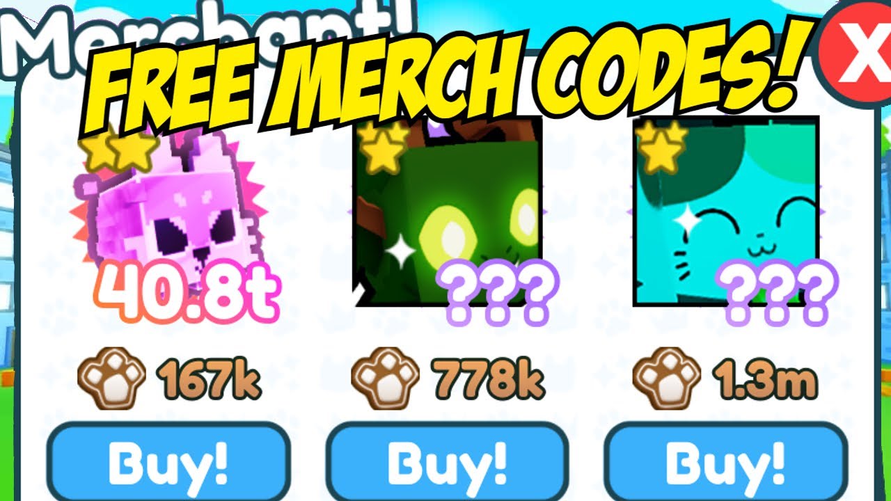 all-new-merch-codes-in-pet-simulator-z-codes-pet-simulator-z-codes-roblox-youtube