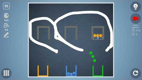 Check out how I solved level 95 in Brain It On! #BrainItOn