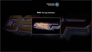 3D logo animation after effects | Element 3d #3danimation #shorts