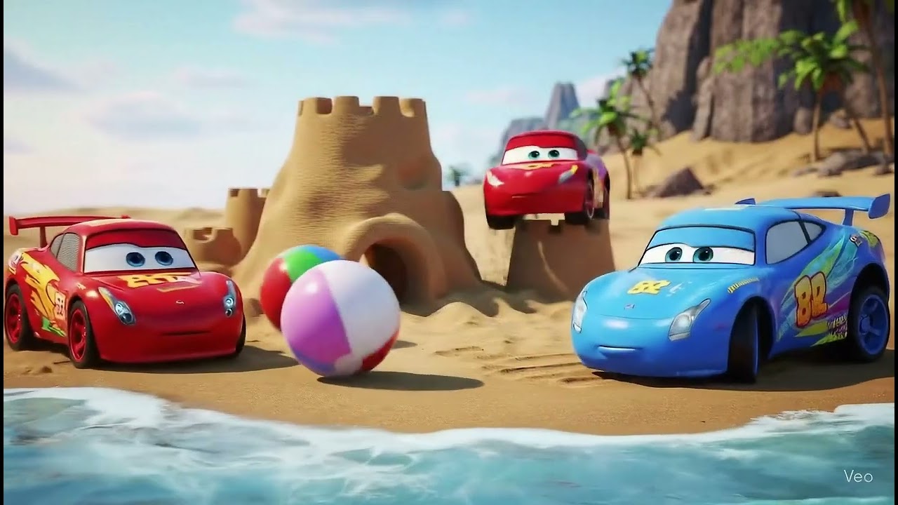 Rainbow Road Trip – A Peaceful 3D Car Adventure for Kids