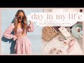 DAY IN MY LIFE | Thrift shopping, new home decor, cleaning & hosting! ✨