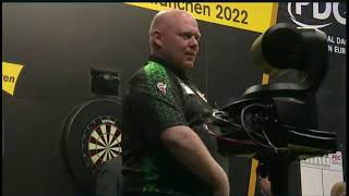 Martin Lukeman's Belly Dancing Walk On At German Darts Grand Prix 2022