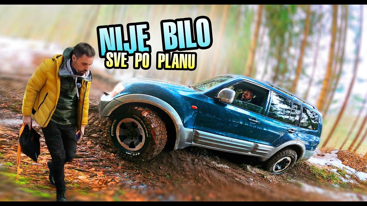 Zaglavili u blatu i ledu - Ranger&low budget vitlo VS Pajero