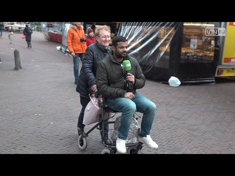 Rudo! op de markt in Leiden