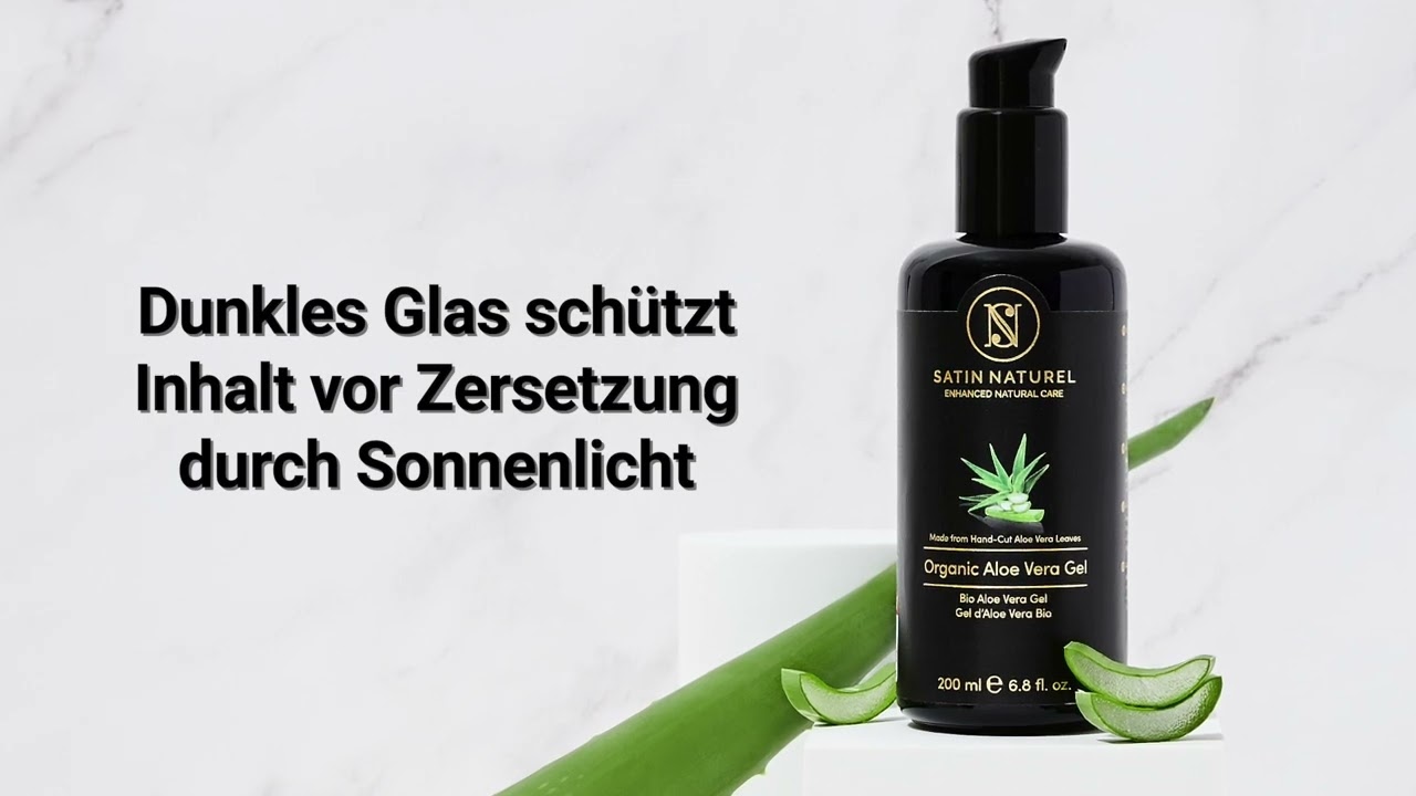 Vorteile des Bio Aloe Vera Gels von Satin Naturel 