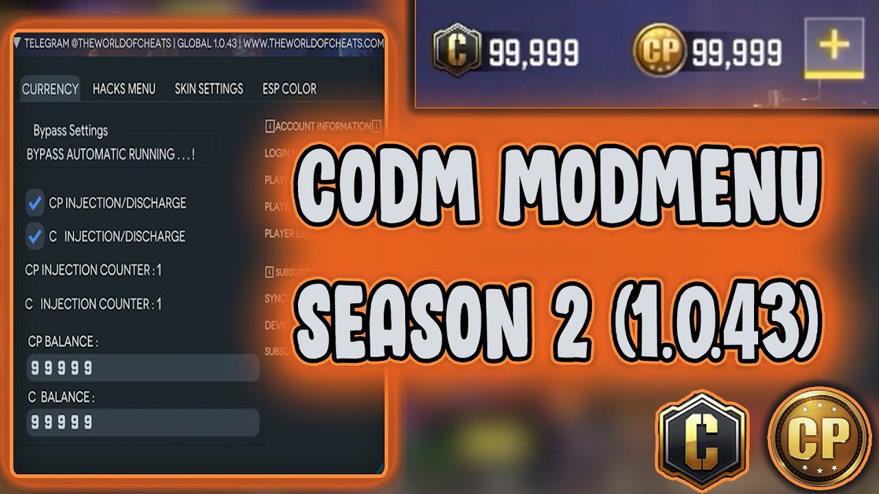 CODM Global ModMenu 1.0.43 | Season 2 - YouTube