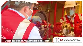 DESALINEACIÓN ANGULAR AL EJE Y MOTOR