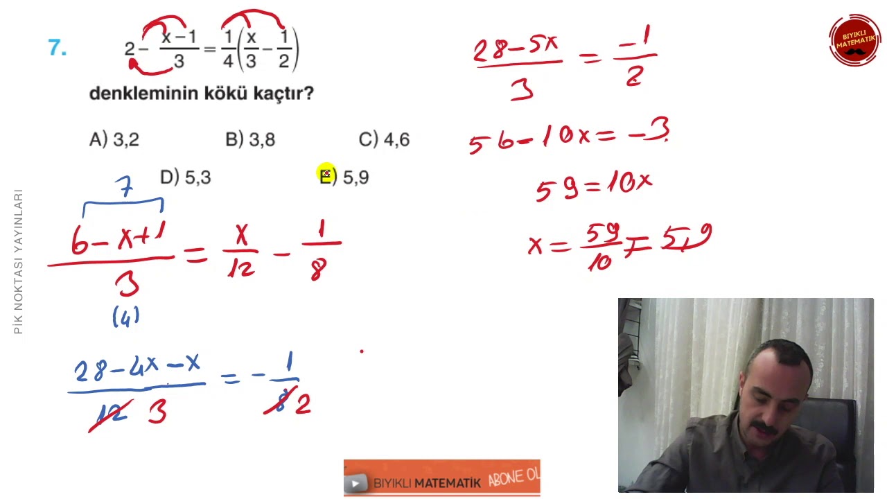 birinci-dereceden-denklemler-1-test-1-youtube