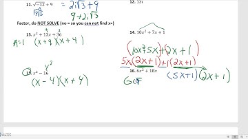 CP Algebra 2: Unit 4 Review Video