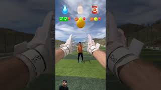 Asmr goalkeeper catching the ball with nails #football #games #fifa #asmr #ball #gloves