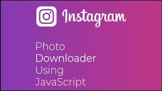 Instagram Photo Downloader Using Javascript #shorts screenshot 2