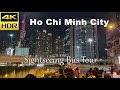 4k.r  visite nocturne en bus de ho chi minhville  vietnam 2023  audio binaural