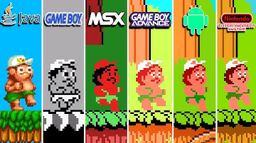 Adventure Island (1986) Java vs Gameboy vs MSX vs GBA vs Android vs NES (Which One is Better?)