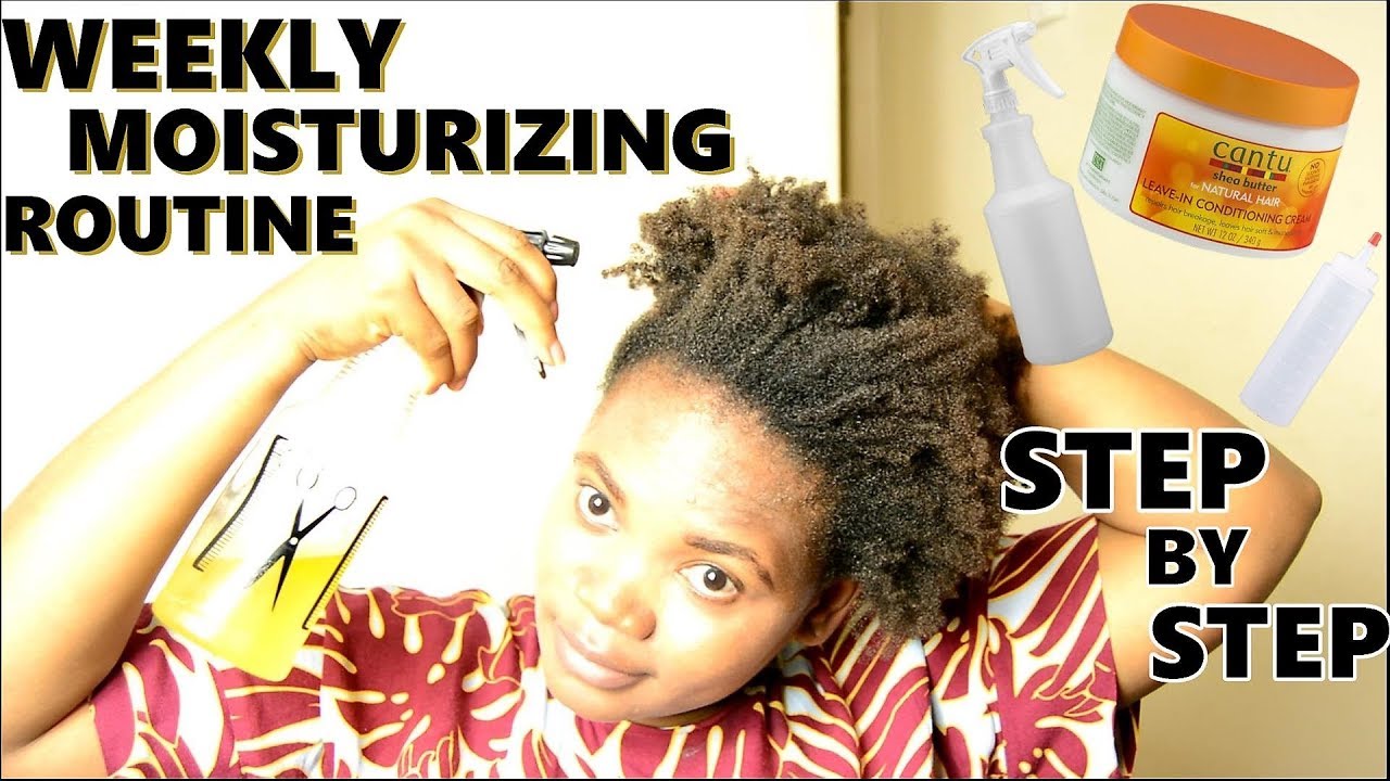 How To Regularly Moisturise Dry Natural Hair Weekly Routine To