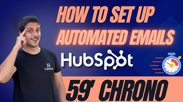 How to Set Up HubSpot Automated Emails with Workflows | 59-Second Tutorial