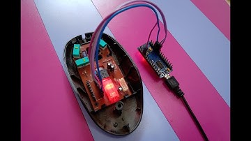 Reading Optical Mouse Motion Sensor Using Arduino