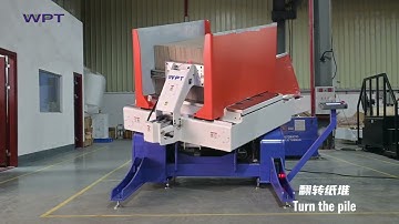 Pile turner WPT-127A handle 1020×720mm paper sheet stack