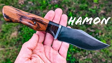 KnifeMaking: Hidden Tang Knife with Hamon