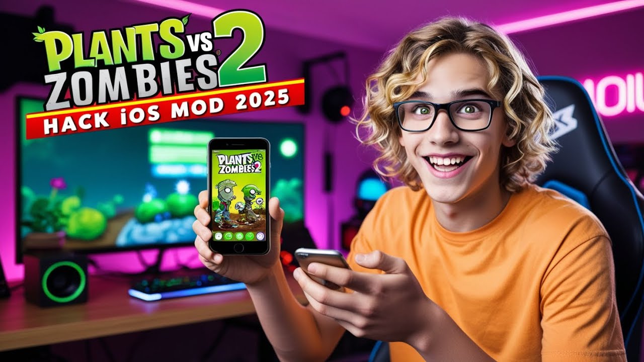 Plants Vs Zombies 2 Hack iOS Android - Gems Mints Coins 2025 - YouTube