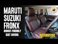 Maruti Suzuki Fronx Premium Budget Seat Covers | Stylish Seat Covers Upgrade by Orchis Mumbai