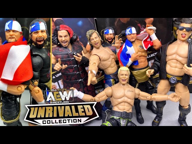 AEW UNRIVALED SERIES 4 SANTANA & ORTIZ FIGURE REVIEW! 