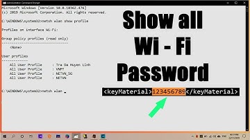 Find All Wi-Fi passwords With only 1 CMD Command [Windows 10/8.1/8/7] | 100% Working in 2020