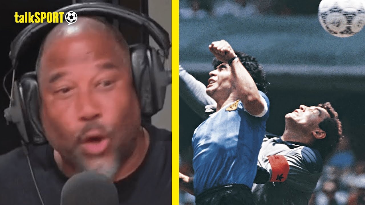 John Barnes EXPLAINS What He Remembers From The ICONIC Hand Of God Moment By Diego Maradona 😱
