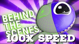 [100X SPEED] BEHIND THE SCENES: Purple Rainbow Friends - Circus Celebrity (official song)