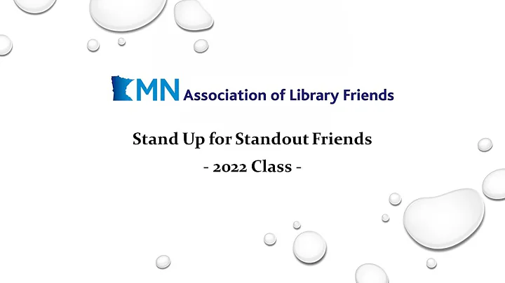 2022 Stand Up for Standout Friends - Complete Mont...